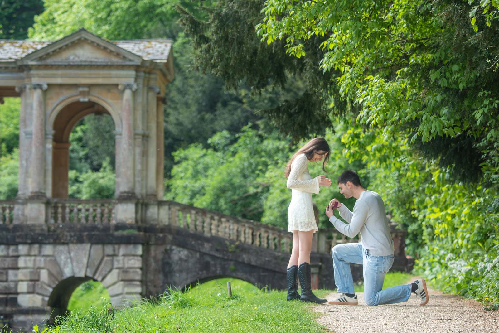 Surprise proposal photography Bath