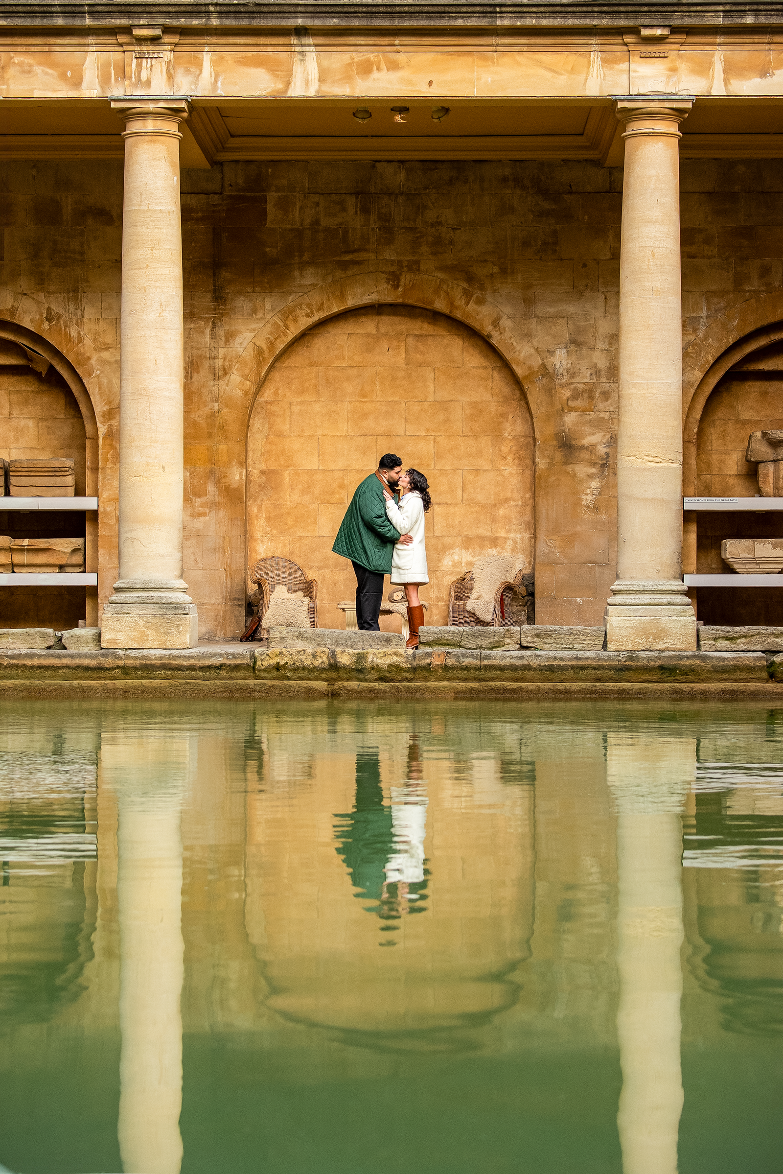 Proposal at Roman Baths Bath